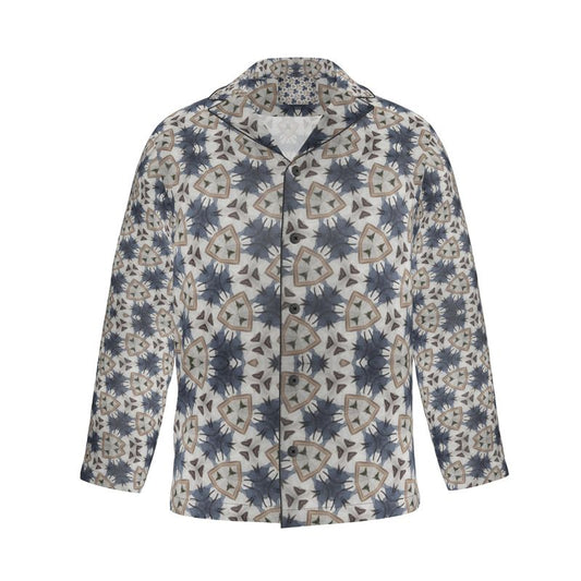 Mens Luxury Pyjama Shirt, Mandela