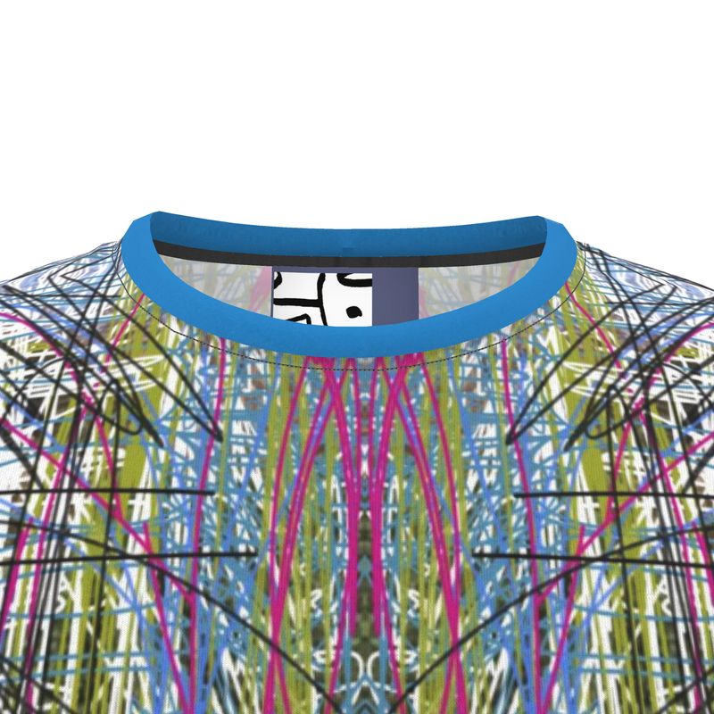 Cut And Sew All Over Print T Shirt