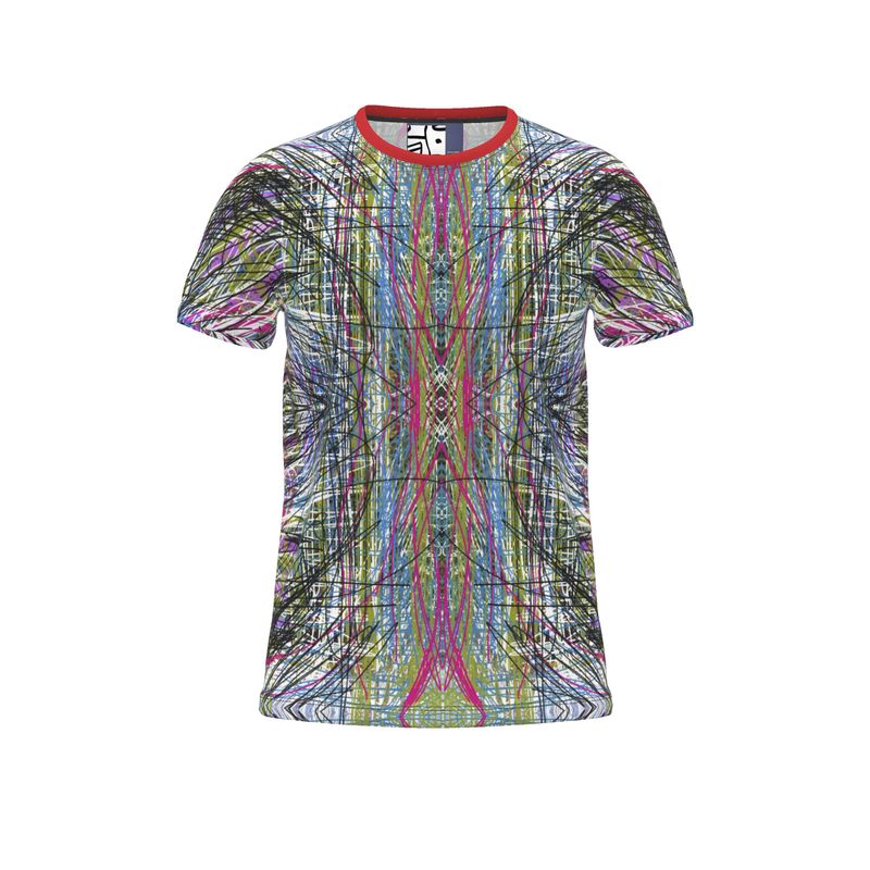 Cut And Sew All Over Print T Shirt