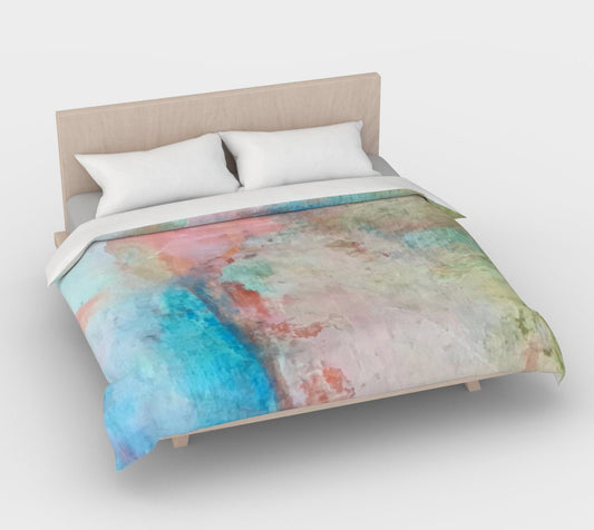 Minimalist Bedding, Limited to only 24 unit run, change the mood, redecorate with dreamy pastels, luxurious duvet cover Made in Canada