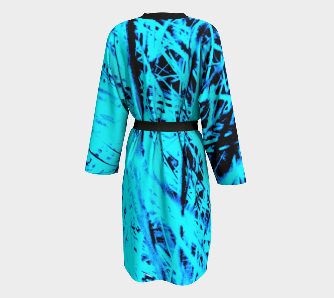 Blue Grass Peignoir Soft Peach Skin Robe